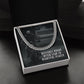 Dad, Difficult Roads Often Lead To Beautiful Places - Cuban Link Chain Necklace - Gift for Dad
