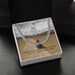 To My Man, Through All The Seasons, Through All of Time I Love You - Cuban Link Chain Necklace - Gift for Him