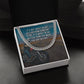 It's About Being Better Than You Were The Day Before - Cuban Link Chain - Gift for Boyfriend
