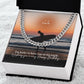To My Uncle, I'm Lucky To Have You As My Uncle - Happy Birthday - Cuban Link Chain Necklace - Gift for Uncle