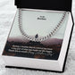 To My Brother, Having A Brother That Is A Friend Has Been A Big Part of What Has Made My Life Happy - Cuban Link Chain Necklace - Gift for Brother