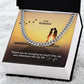 To My Husband, Thank You For Bringing So Much Love, Joy, & Adventure Into My Life - Cuban Link Chain Necklace - Gift for Husband