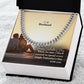 To My Husband, I Wanted To Spend Every Single Valentine's Day With You - Cuban Link Chain Necklace - Gift for Husband