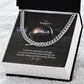 Dear Nephew, I Will Not Experience Old Age In Its True Essence Since Having You Around Makes Me Feel Young Forever - Cuban Link Chain Necklace - Gift for Nephew
