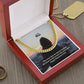 To My Man, The More Time We Spend Together, The More We Fall In Love With Each Other - Cuban Link Chain Necklace - Gift for Him