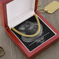 To My Man, I'm So Lucky To Be In Love With My Best Friend - Cuban Link Chain Necklace - Gift for Him
