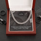 To My Friend, My Greatest Wish For The Greatest Friend In The History of Friendship Is To Enjoy Life & Fall In Love - Cuban Link Chain Necklace - Gift for Friend