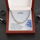 To My Husband, Thank You, My Love - Cuban Link Chain Necklace - Gift for Husband
