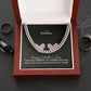 To My Soulmate, You're My Soulmate, My Confidant, My King & My All - Cuban Link Chain Necklace - Gift for Him