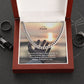 To My Friend, I Am Glad To Call You A Family - Cuban Link Chain Necklace - Gift for Friend