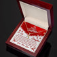 To My Daughter, I'm so Proud To Have a Loving Daughter Like You - Alluring Beauty Necklace - Gift for Daughter