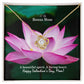 To My Bonus Mom, A Beautiful Spirit. A Loving Heart - Love Knot Necklace - Gift for Mom