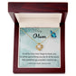 To My Mom, I Love You - Love Knot Necklace - Gift for Mom