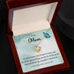 To My Mom, I Love You - Love Knot Necklace - Gift for Mom