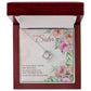 To My Sister, You Are The Most Amazing Sister - Love Knot Necklace (Yellow & White Gold Variants) - Gift for Sister