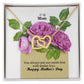 You Always Put Our Needs First With Tender Love - Happy Mother's Day! - Interlocking Hearts Necklace - Gift for Mom