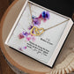 To My Mother in law, Thanks For Being The Best Mother-in-law in the Whole World - Interlocking Hearts Necklace - Gift for Mother in law