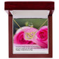 To My Mom, You Have Taught Me The Real Meaning of Love - Interlocking Hearts Necklace - Gift for Mom