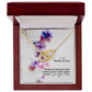 To My Mother in law, Thanks For Being The Best Mother-in-law in the Whole World - Interlocking Hearts Necklace - Gift for Mother in law