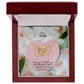 Dear Wife, Happy Valentine's, Together Forever, Sweetheart - Interlocking Hearts Necklace - Gift for Wife