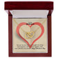 To My Girlfriend, You Are My Love And You Brought Lots of Joy & Happiness - Interlocking Hearts Necklace - Gift for Girlfriend