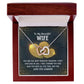 To My Beautiful Wife, You Are The Most Precious Treasure I Have Ever Had In Life - Interlocking Hearts Necklace - Gift for Wife