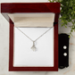 You Are Not Just A Superb Sister But An Awesome Mother With The Best Qualities - Happy Mother's Day - Alluring Beauty Necklace & Clear CZ Earrings - Gift for Sister in law