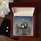 To My Aunt, Wishing You A Wonderful Valentine's Day My Dearest Aunt - Alluring Beauty Necklace & Clear CZ Earrings - Gift for Aunt