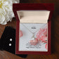 To My Sister, A Sister Is The Best Gift - Alluring Beauty Necklace & Clear CZ Earrings - Gift for Sister