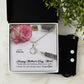 Happy Mother's Day, Mom! Thank You For Looking After Us So Well, I Know It's Not Always Easy - Eternal Hope Necklace & Clear CZ Earrings - Gift for Mom