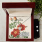 To My Grandma, I Just Wanted To Say Thank You For All You Do - Eternal Hope Necklace & Clear CZ Earrings - Gift for Grandma
