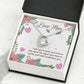 Dear Mom, I Love You So Much - Forever Love Necklace - Gift for Mom