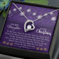 To My Daughter, Merry Christmas Always Be My Little Girl - Forever Love Necklace - Gift for Daughter