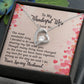 To My Wonderful Wife, The Most Wonderful Thing I Decided To Do Was Sharing My Life With You - Forever Love Necklace - Gift for Wife