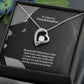 To A Special Granddaughter, Spend This Valentine's Day With Love & Happiness - Forever Love Necklace - Gift for Granddaughter