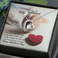 To My Girlfriend, You Are My One & Only Love - Forever Love Necklace - Gift for Girlfriend