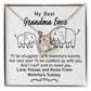 My Best Grandma Ever, I Can't Wait To Meet You - Forever Love Necklace - Gift for Grandma