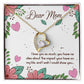 Dear Mom, I Love You So Much - Forever Love Necklace - Gift for Mom