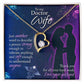 To My Doctor Wife, Thank You For All Your Hard Work - Forever Love Necklace - Gift for Wife