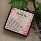 To My Wonderful Wife, The Most Wonderful Thing I Decided To Do Was Sharing My Life With You - Forever Love Necklace - Gift for Wife