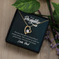 To My Daughter, Precious Little Girl To Extraordinary Young Woman - Forever Love Necklace - Gift for Daughter