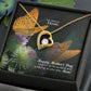 Happy Mother's Day - I Aspire To Be As Kind & Amazing As You Are, Mom! - Forever Love Necklace - Gift for Mom