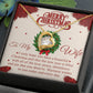 To My Wife, I Truly Hope You Have A Beautiful Christmas - Forever Love Necklace - Gift for Wife