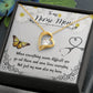 To My Nurse Mom, Not Just My Mom Also My Hero - Forever Love Necklace - Gift for Mom