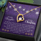 To My Daughter, Merry Christmas Always Be My Little Girl - Forever Love Necklace - Gift for Daughter