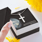 To My Dad, Thank You For Everything You've Taught Me - Stainless Cross Necklace - Gift for Dad