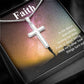 Faith is about being okay no matter how things turn out - Stainless Steel Cross Necklace - Gift for Him - Gift for Her