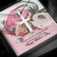 Thank You For Raising Me & Inspiring Me Every Day - Happy Mother's Day! - Cross Pendant Necklace - Gift for Mom