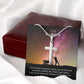 To My Husband, I Love Those Moments When You Irritate Me - Stainless Cross Necklace - Gift for Husband