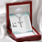 To My Son, Always Remember, You Are Braver Than You Believe - Stainless Steel Cross Necklace - Gift for Son